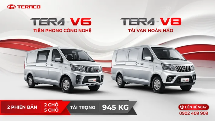 xe tai van tera v8 - tai van hoan toan moi