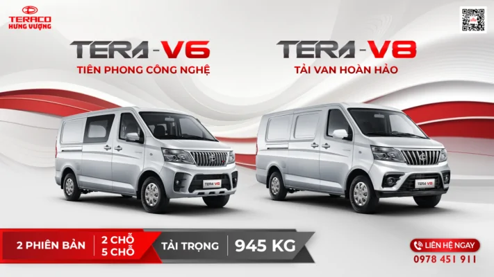 Tera-V8 Thùng Hàng Siêu Lớn